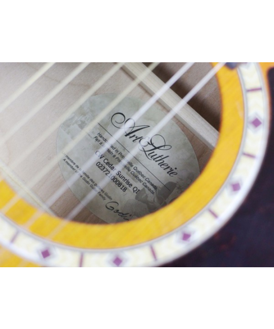 Электроакустическая гитара ART & LUTHERIE CW CEDAR SUNRISE QI CANADA купить с доставкой по России -  