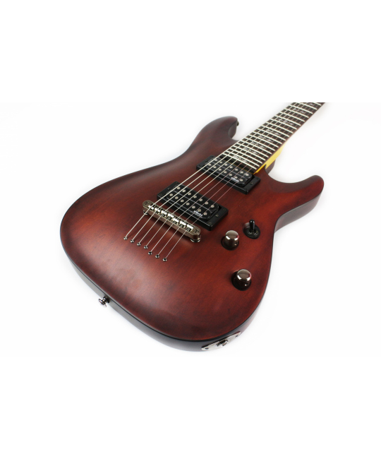 Электрогитара SCHECTER OMEN-7 Walnut Satin купить с доставкой по России -  
