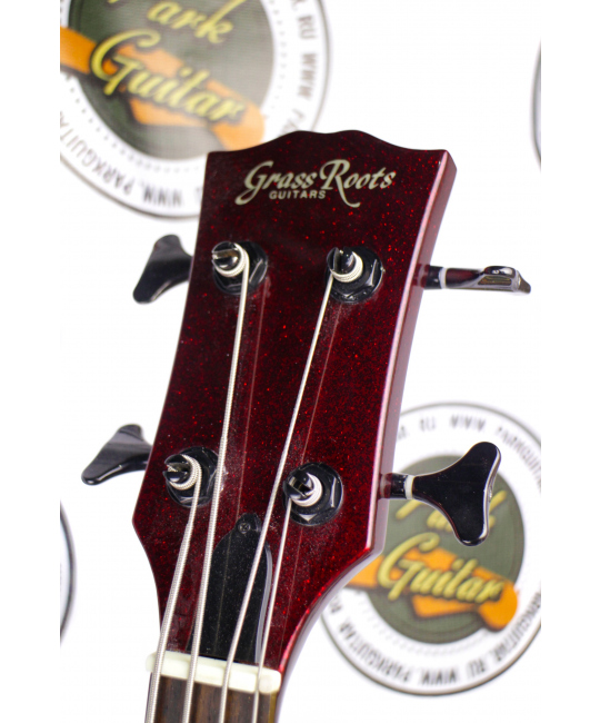Бас-гитара GrassRoots Artist Series, Luna Sea's J Signature, G-J-58TM Glitter Red, Япония, 1990'е гг. купить с доставкой по России -  