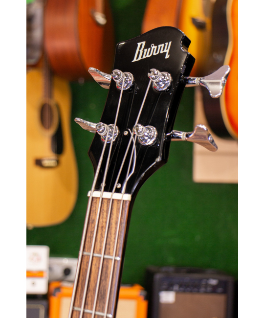 Бас-гитара Burny LS Bass Series LSB-80 Black, Япония, 1990'е гг. купить с доставкой по России -  