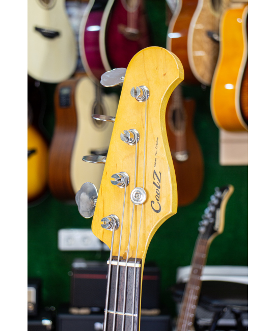 Бас-гитара CoolZ Jazz Bass ZJB-10R, Япония, 2010'е гг. купить с доставкой по России -  