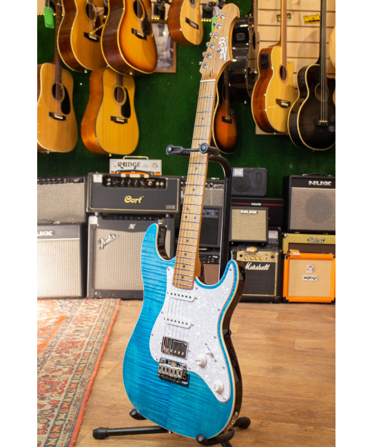 Электрогитара JET JS-450, Stratocaster, Ocean Blue купить с доставкой по России -  