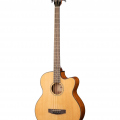 Электро-акустическая бас-гитара, с чехлом, Cort AB850F-NAT-BAG Acoustic Bass Series купить с доставкой по России - sm