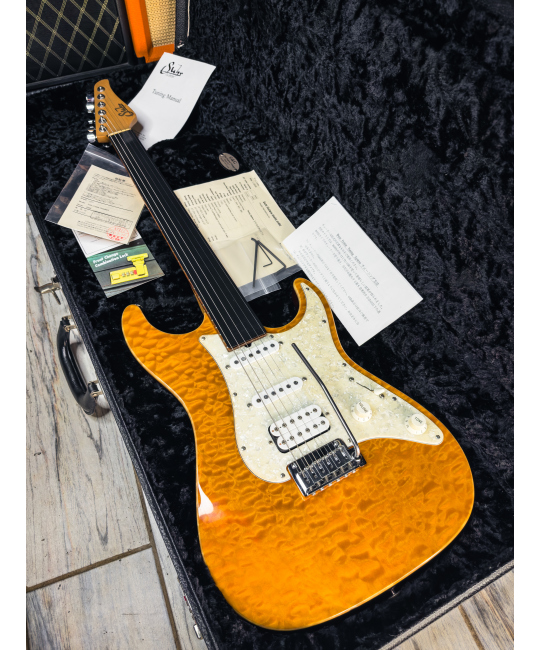 Электрогитара Suhr Standard Quilt Maple Top, Trans Honey - Brown Back, США, 2006г. купить с доставкой по России -  