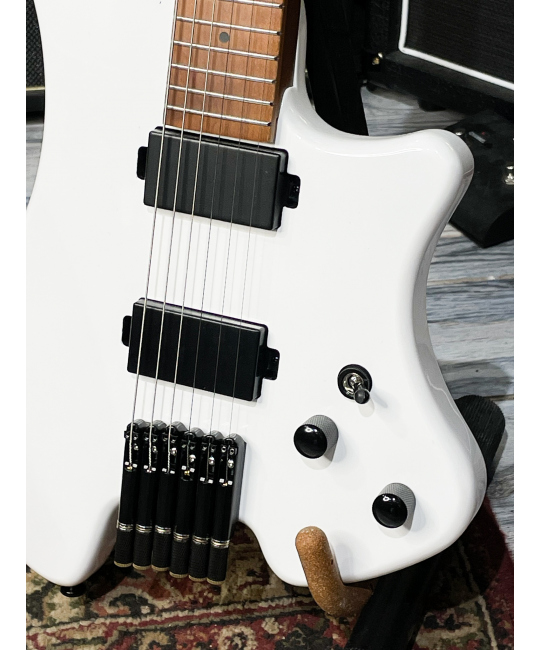 Электрогитара Caraya Headless HL-1A-WH White, Китай, Новая купить с доставкой по России -  