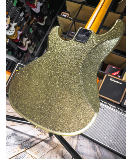 Бас-гитара G&L Premium Series SB-2 Silver Metallic Flake, Япония, 2000'е гг. купить с доставкой по России -  