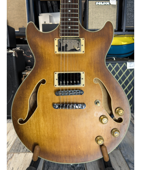 Электрогитара Ibanez Artcore AM73D, Antique Tobacco Burst Flat, Китай, 2008г. купить с доставкой по России -  