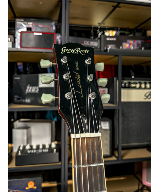 Электрогитара GrassRoots Les Paul G-LP-60S, Honey Sunburst, Корея, 2010-е гг. купить с доставкой по России -  