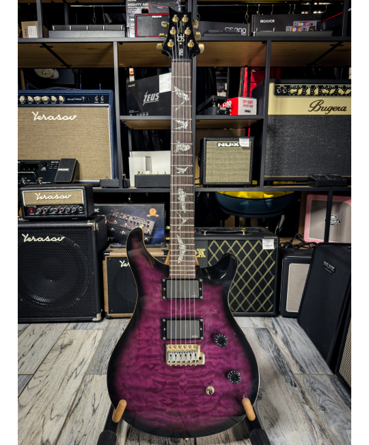 Электрогитара PRS SE Custom 24 Paul Allender Model, Purple, Корея, 2013г. купить с доставкой по России -  