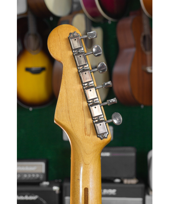 Электрогитара Fender Stratocaster '57 Vintage Reissue ST-57 Black, Япония, 1984 г. купить с доставкой по России -  