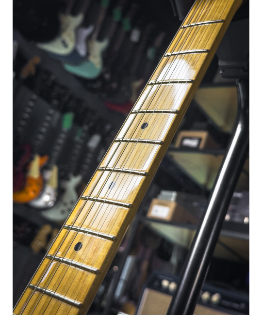 Электрогитара Fender American Standard Stratocaster, Чёрная, США, 2011г.  купить с доставкой по России -  